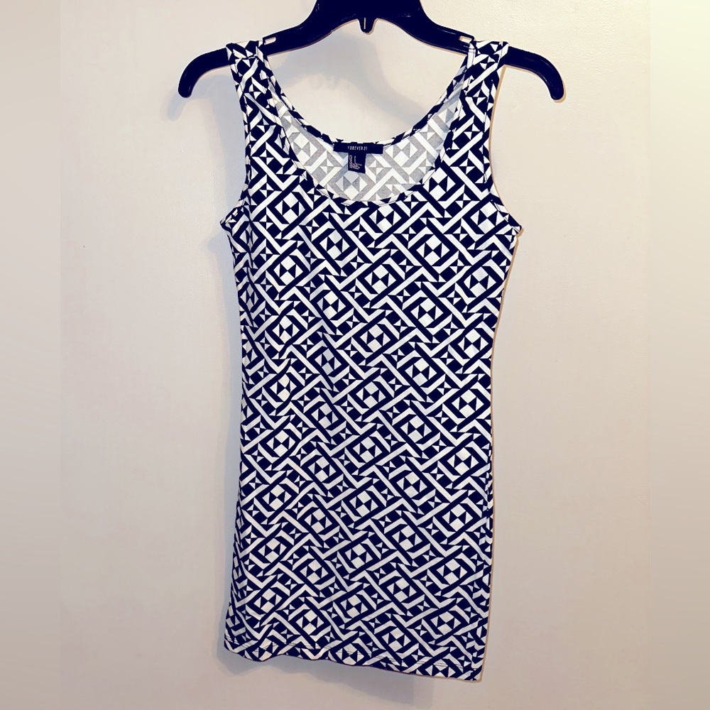 Geometric Print Mini Dress